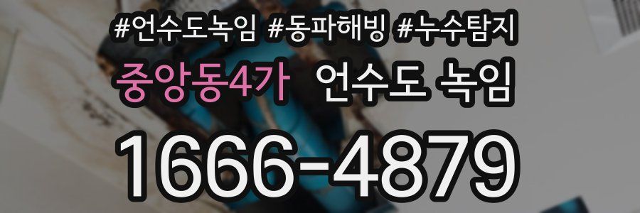 중앙동4가 언수도 녹임