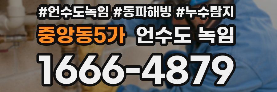 중앙동5가 언수도 녹임