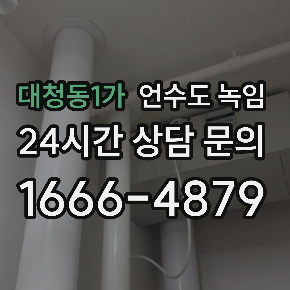 대청동1가 언수도 녹임