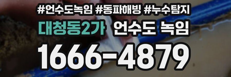 대청동2가 언수도 녹임