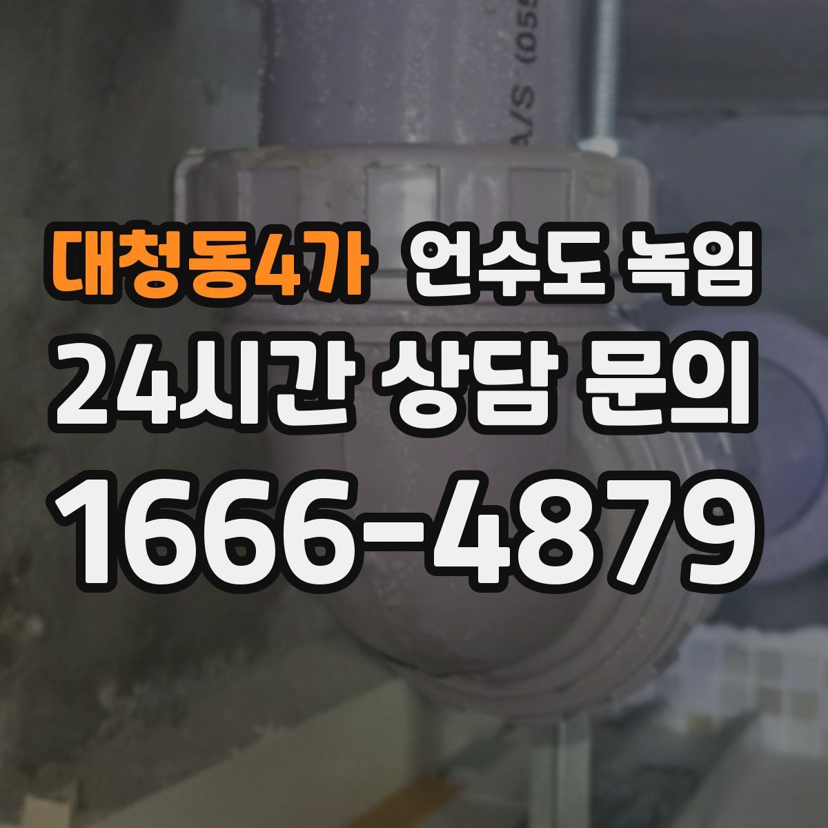 대청동4가 언수도 녹임