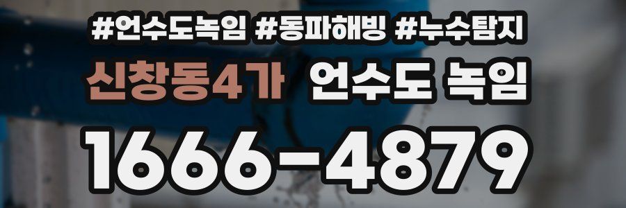 신창동4가 언수도 녹임