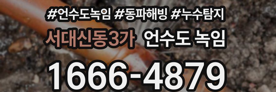 서대신동3가 언수도 녹임