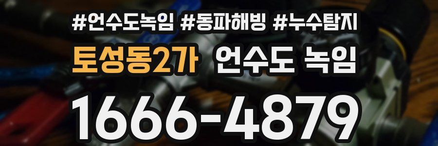 토성동2가 언수도 녹임