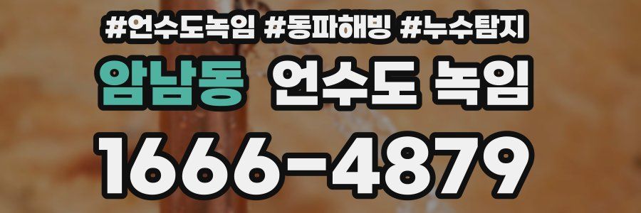 암남동 언수도 녹임