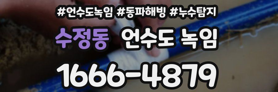 수정동 언수도 녹임