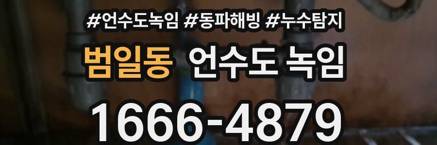 범일동 언수도 녹임