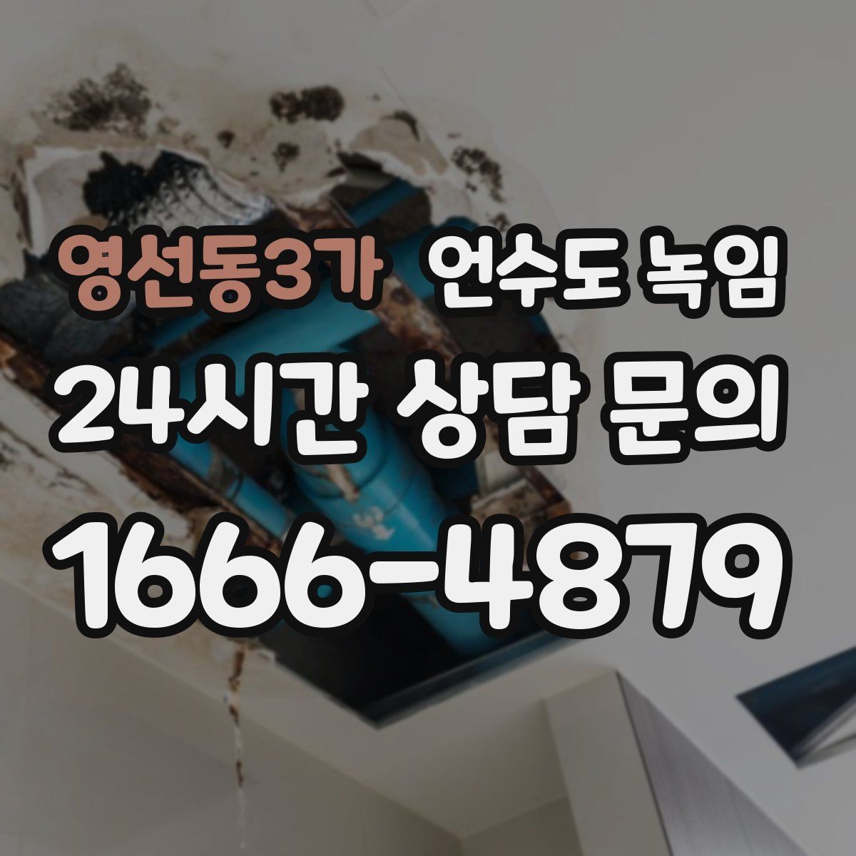 영선동3가 언수도 녹임 동배관 스테인리스 배관 해빙 시 차이