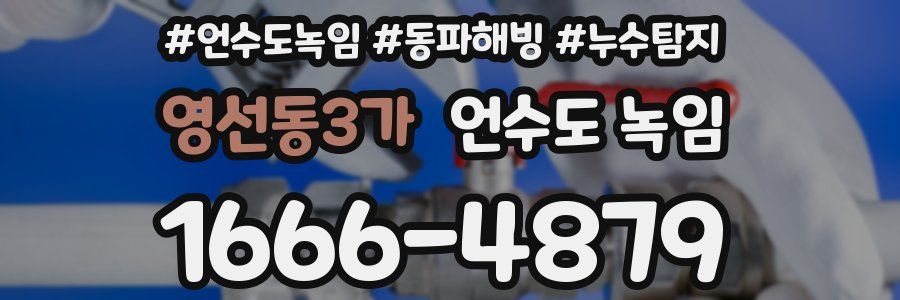 영선동3가 언수도 녹임