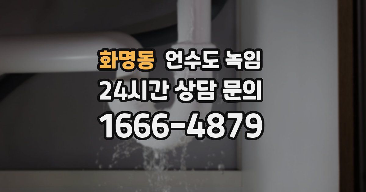 화명동 언수도 녹임