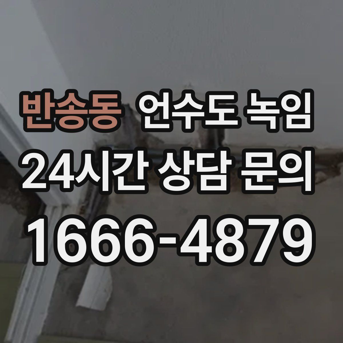 반송동 언수도 녹임