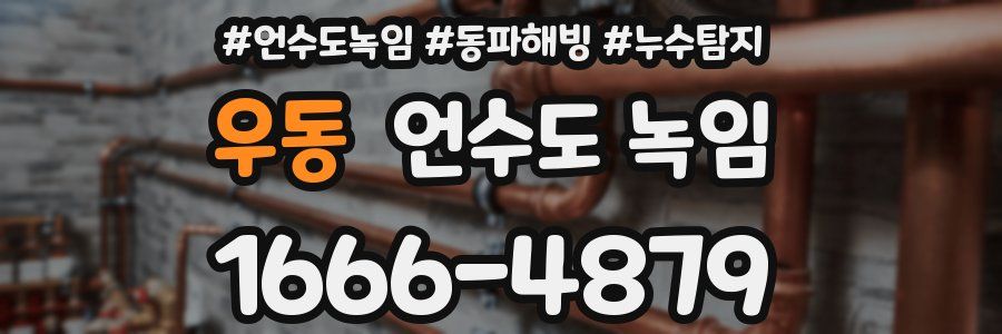 우동 언수도 녹임