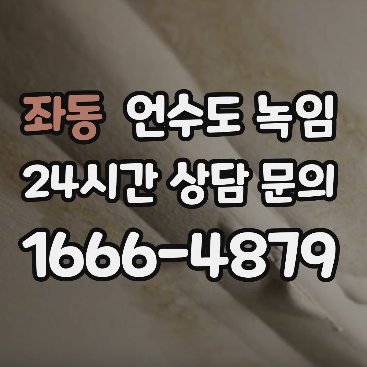 좌동 언수도 녹임