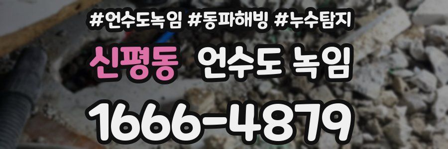 신평동 언수도 녹임