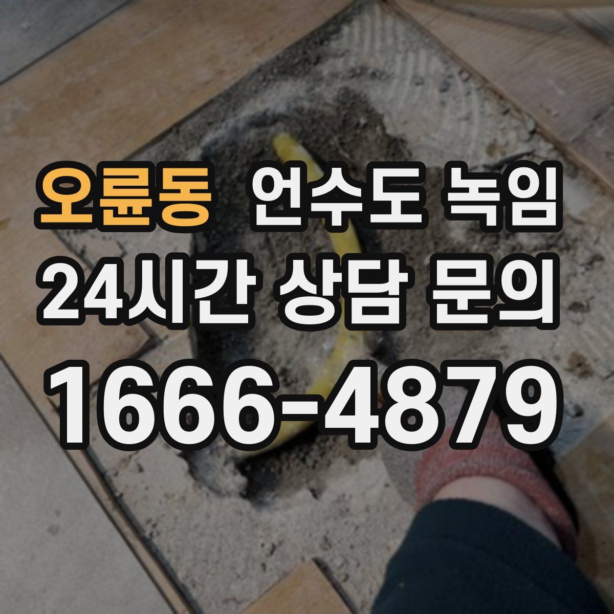 오륜동 언수도 녹임