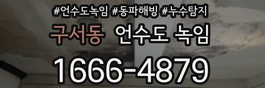 구서동 언수도 녹임