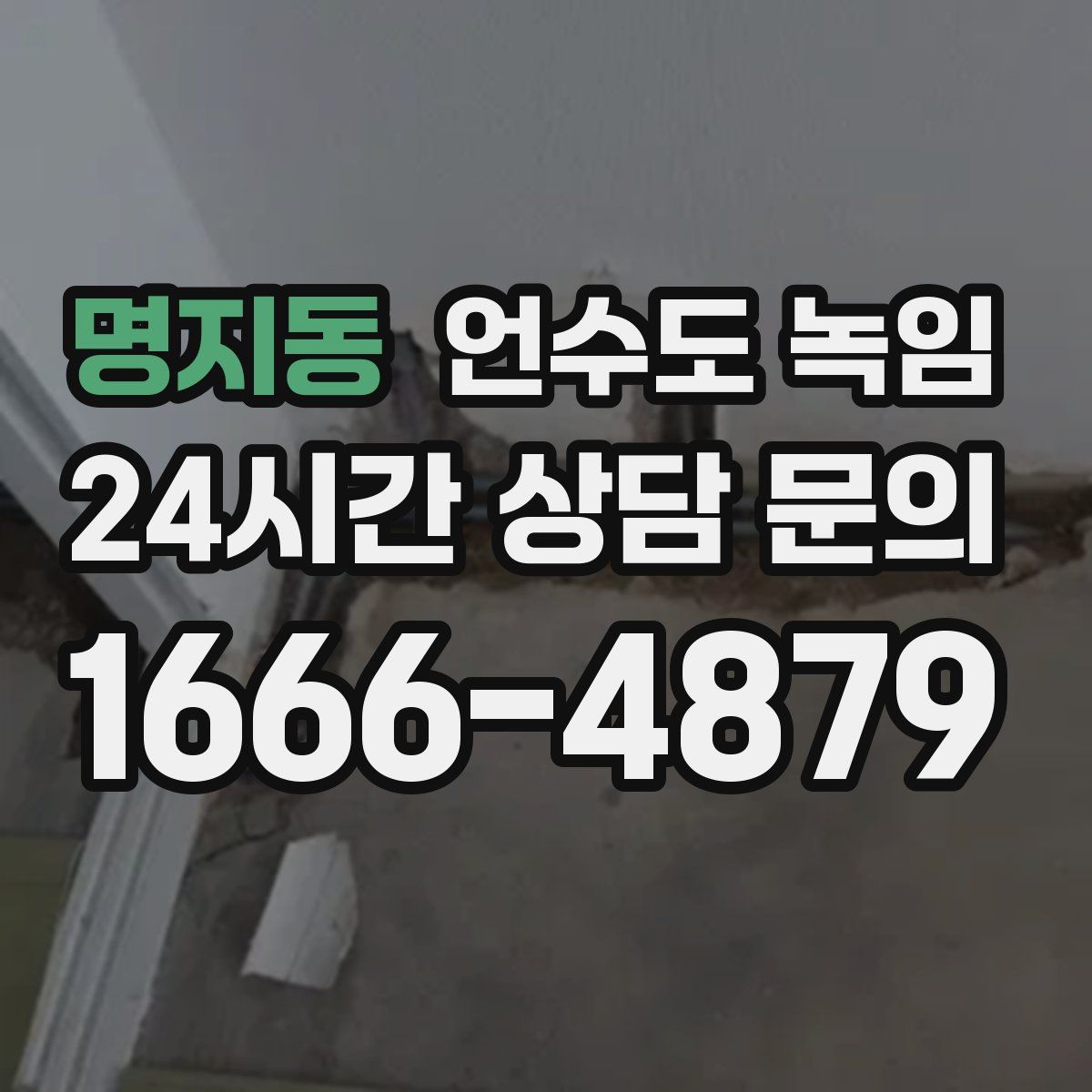 명지동 언수도 녹임