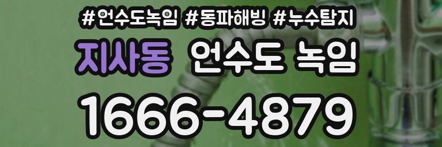 지사동 언수도 녹임