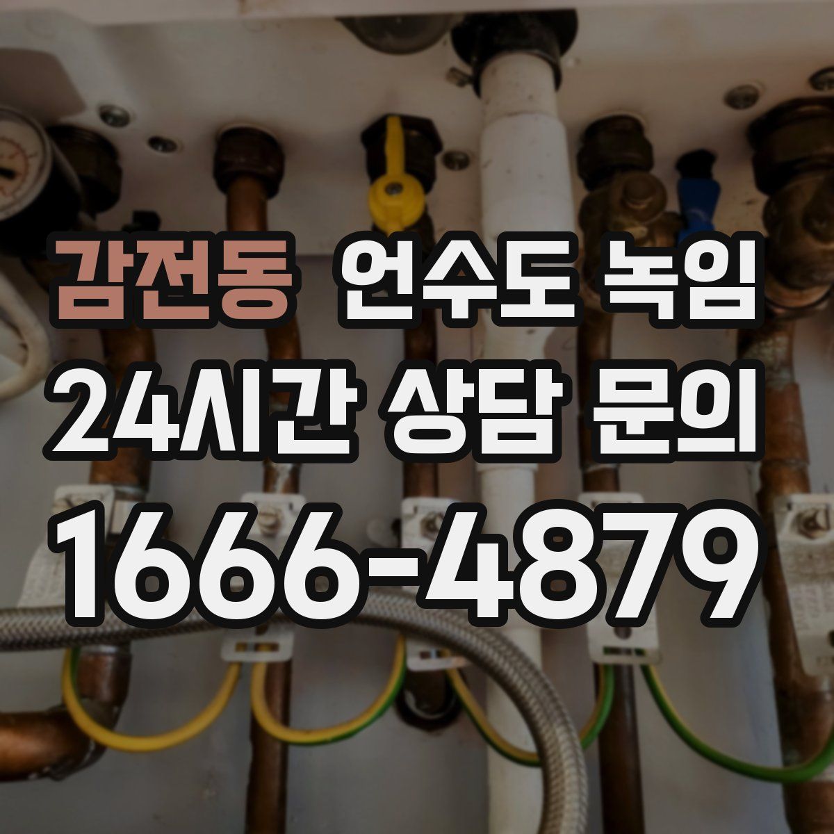 감전동 언수도 녹임