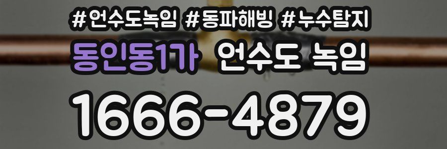 동인동1가 언수도 녹임