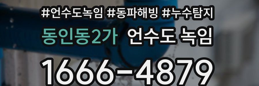 동인동2가 언수도 녹임