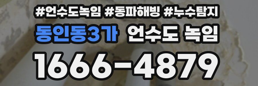 동인동3가 언수도 녹임