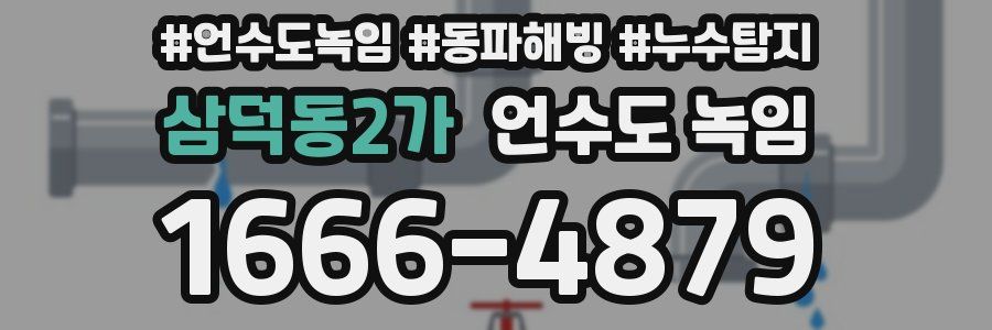 삼덕동2가 언수도 녹임