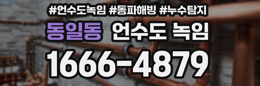 동일동 언수도 녹임