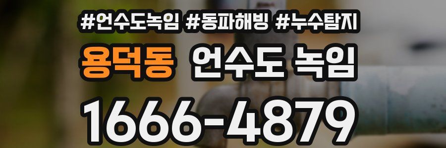 용덕동 언수도 녹임