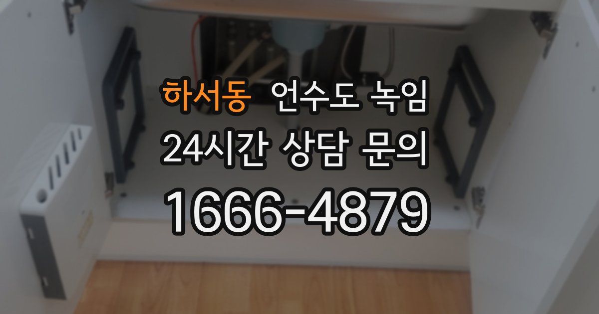 하서동 언수도 녹임