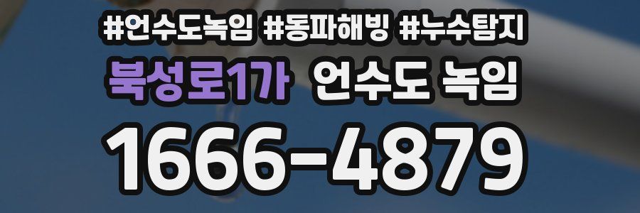 북성로1가 언수도 녹임