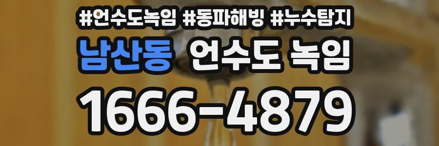 남산동 언수도 녹임