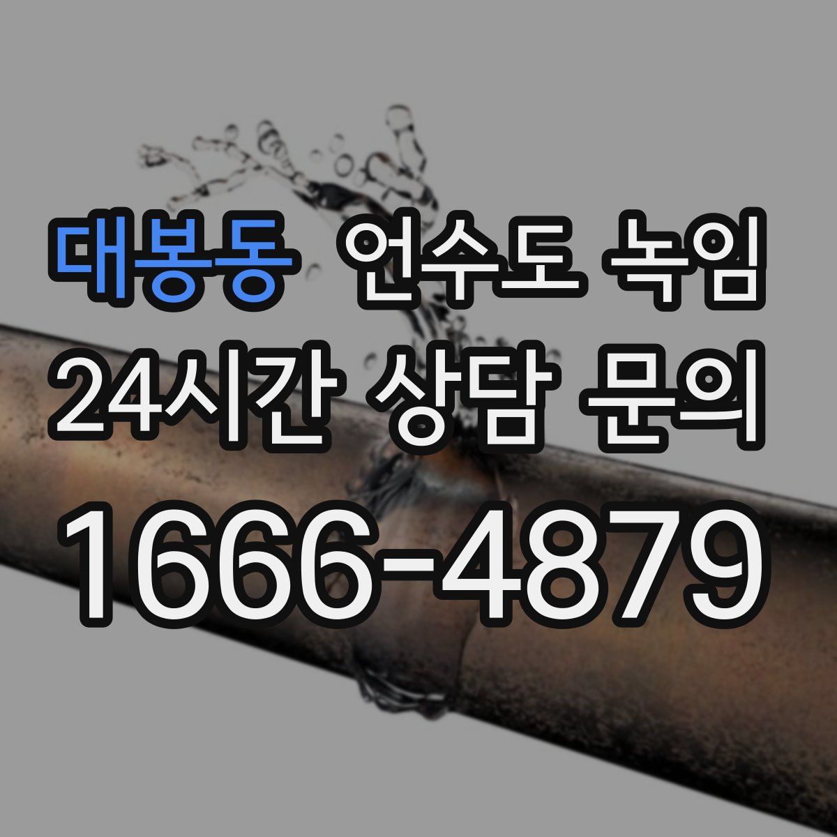 대봉동 언수도 녹임