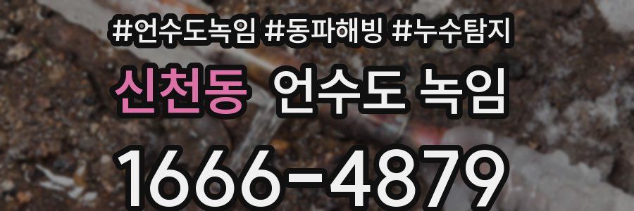 신천동 언수도 녹임