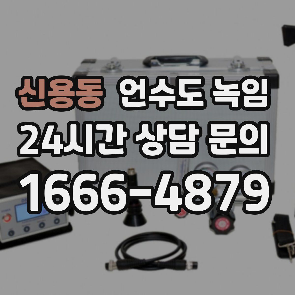 신용동 언수도 녹임
