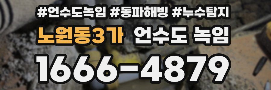 노원동3가 언수도 녹임