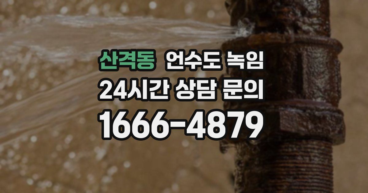 산격동 언수도 녹임