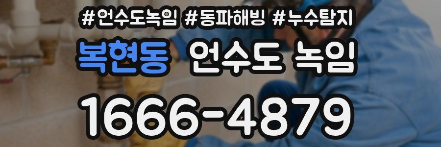 복현동 언수도 녹임