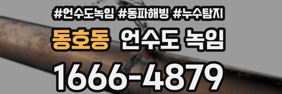 동호동 언수도 녹임