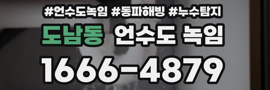 도남동 언수도 녹임