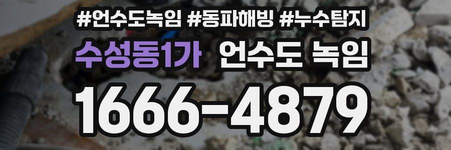 수성동1가 언수도 녹임