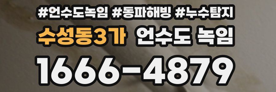 수성동3가 언수도 녹임