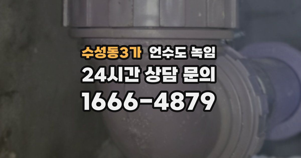 수성동3가 언수도 녹임