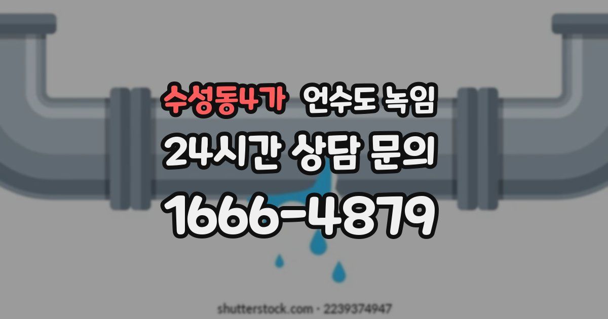 수성동4가 언수도 녹임