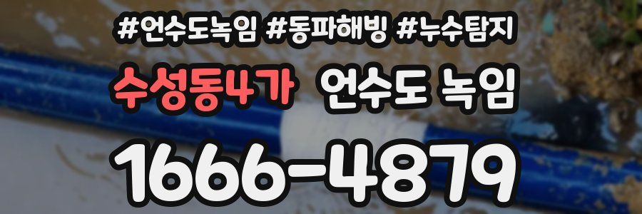 수성동4가 언수도 녹임