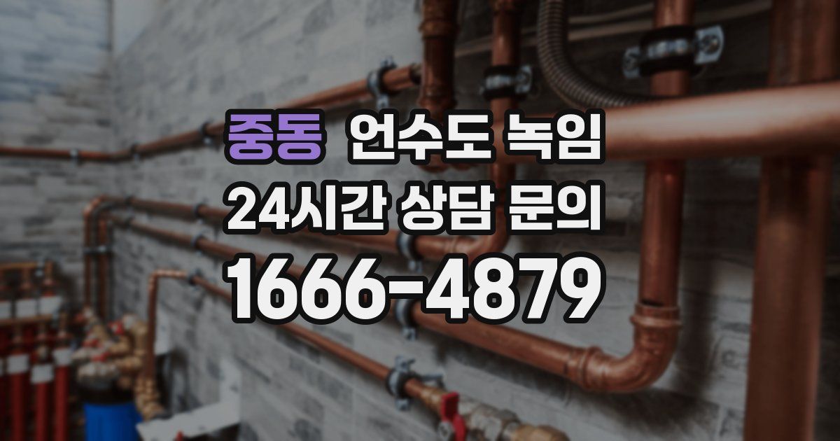 중동 언수도 녹임