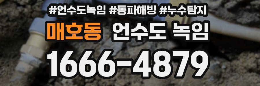 매호동 언수도 녹임