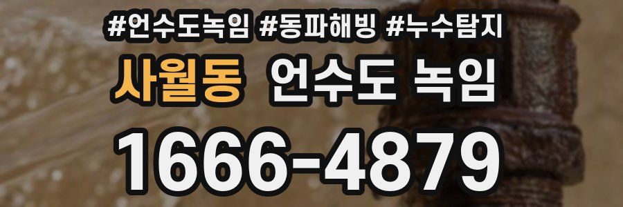 사월동 언수도 녹임