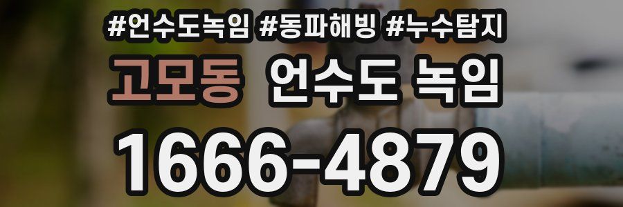 고모동 언수도 녹임