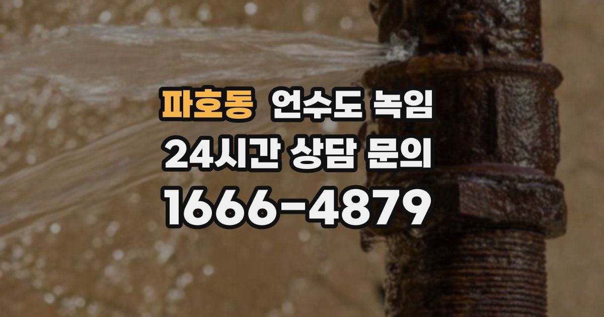 파호동 언수도 녹임